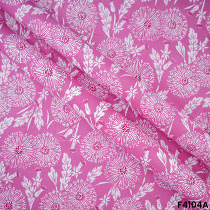 Block Print Cambric Cotton Fabric- F4104