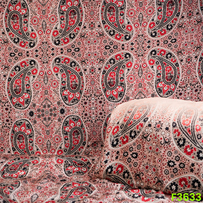 Pejali Print Viscose Crepe Fabric-F3633