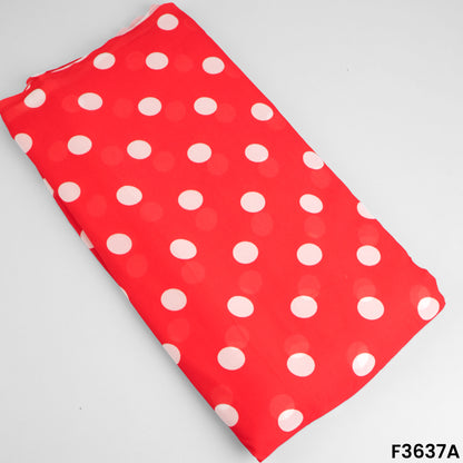 Polka Dot Georgette Fabric-F3637