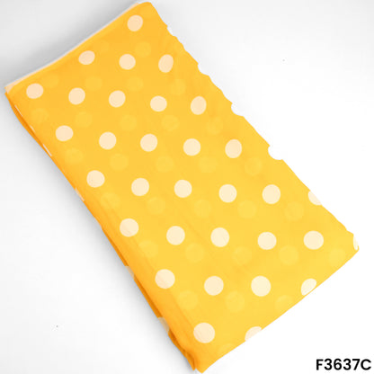 Polka Dot Georgette Fabric-F3637