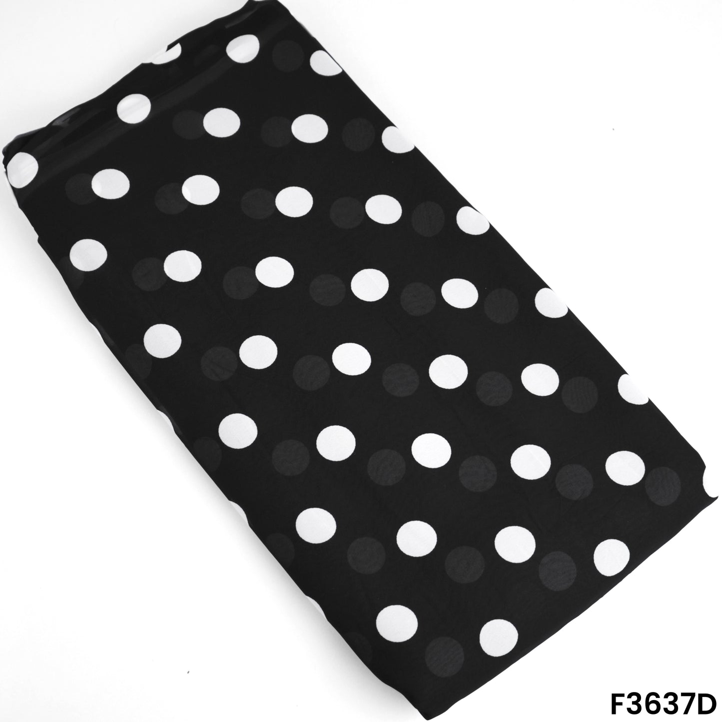 Polka Dot Georgette Fabric-F3637