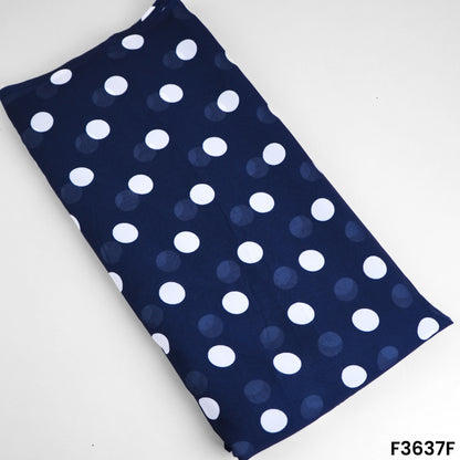 Polka Dot Georgette Fabric-F3637