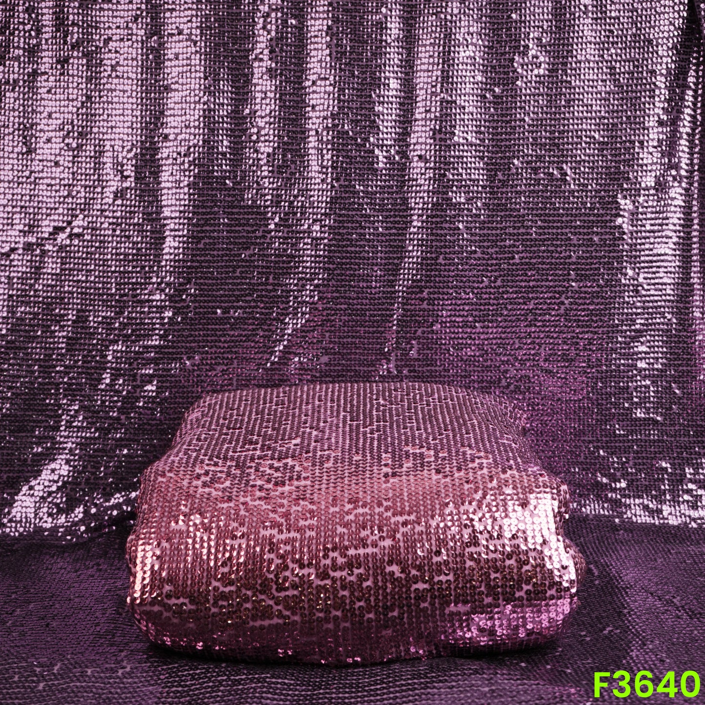 Sequins Lycra Net Fabric-F3640