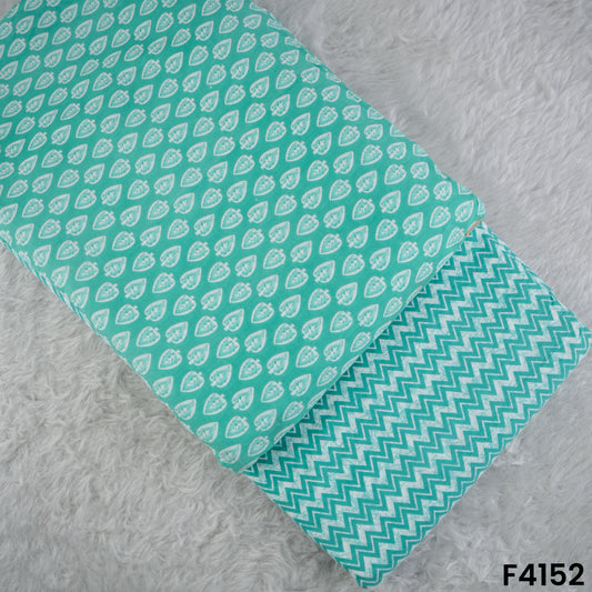 Block Print Cambric Cotton Fabric- F4152