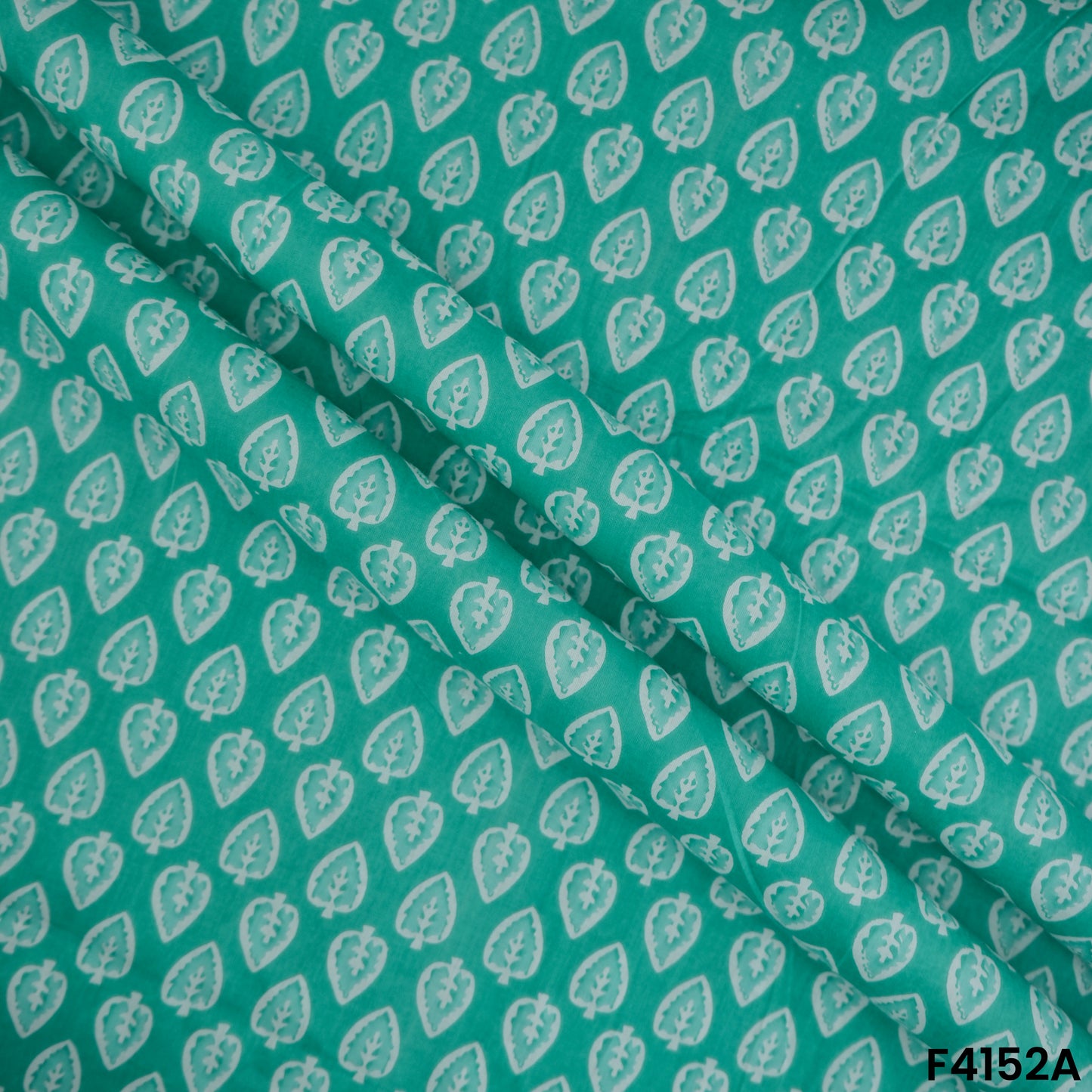 Block Print Cambric Cotton Fabric- F4152