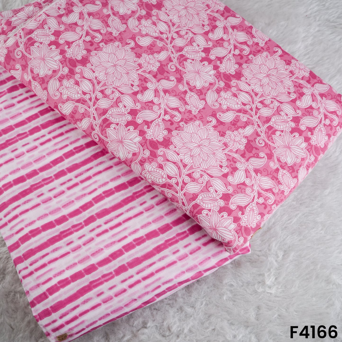Floral Print Cambric Cotton Fabric- F4166