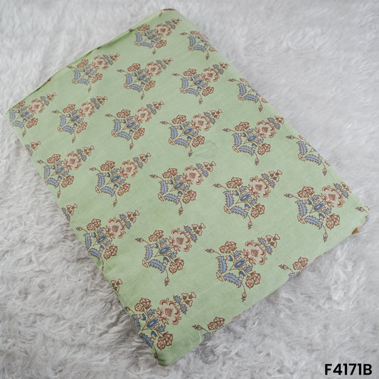 Block Print Cambric Cotton Fabric- F4171