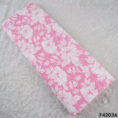 Floral Print Cambric Cotton Fabric- F4203
