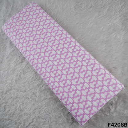 Block Print Cambric Cotton Fabric- F4208