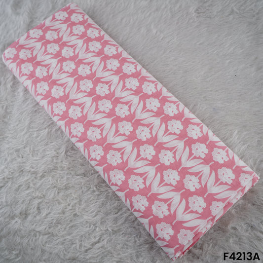 Block Print Cambric Cotton Fabric-F4213