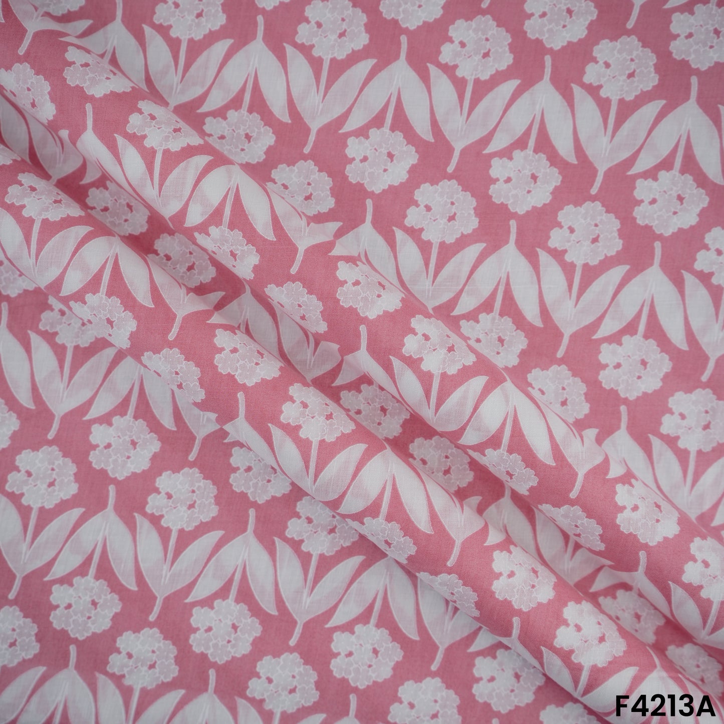 Block Print Cambric Cotton Fabric-F4213
