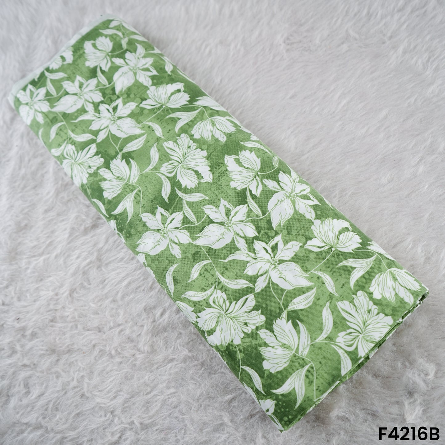Floral Print Cambric Cotton Fabric- F4216