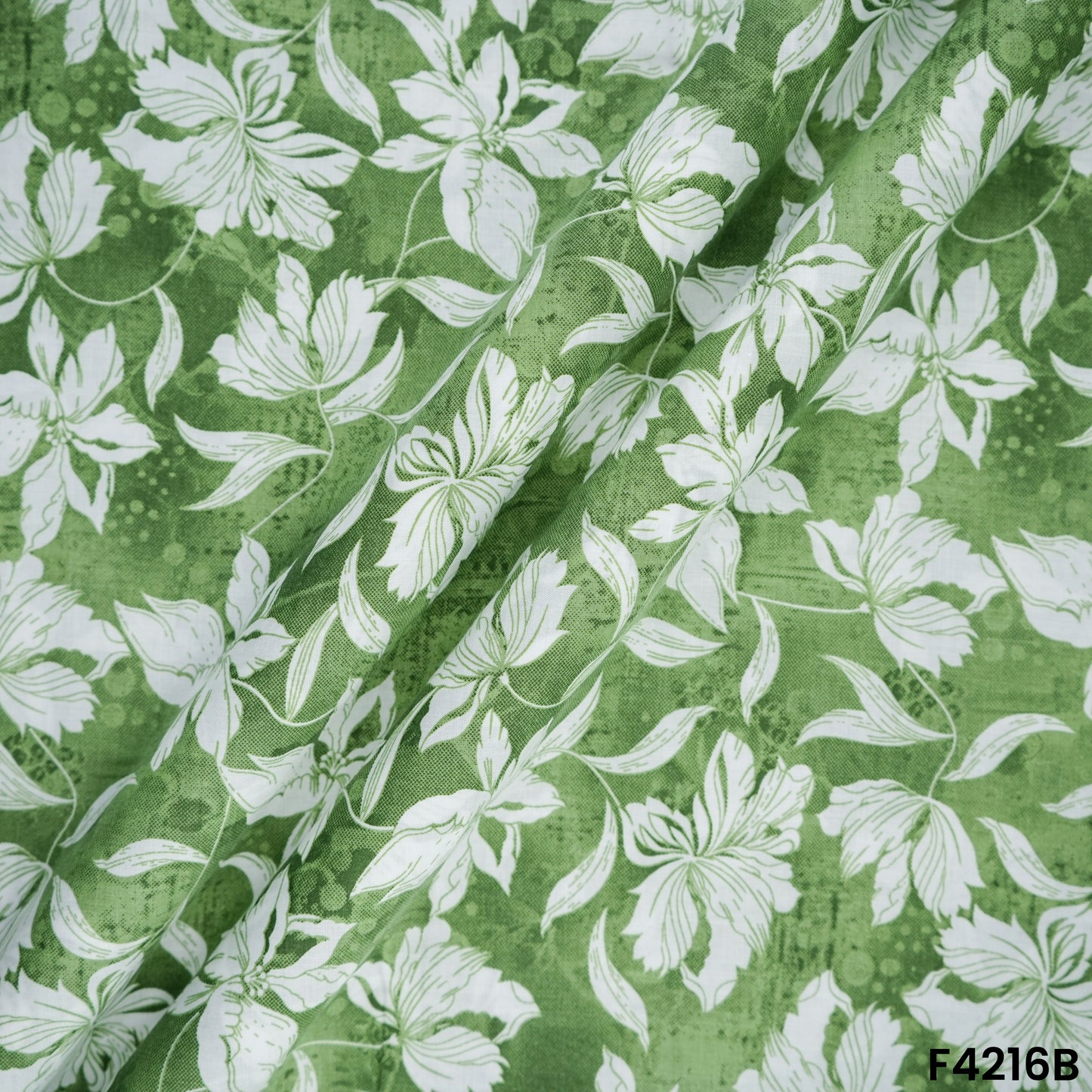 Floral Print Cambric Cotton Fabric- F4216