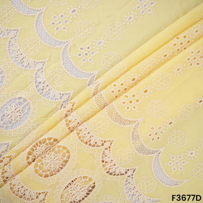 Lace Work Hakoba Crepe Fabric-F3677