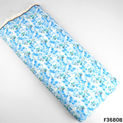 Butterfly Print Seer Sakkar Cotton Fabric-F3680