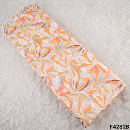 Digital Print Pure Muslin Fabric - F4282
