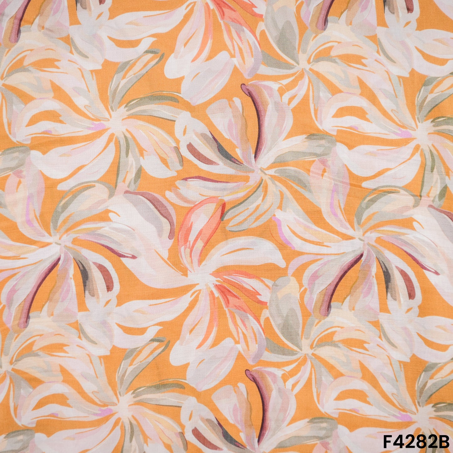 Digital Print Pure Muslin Fabric - F4282