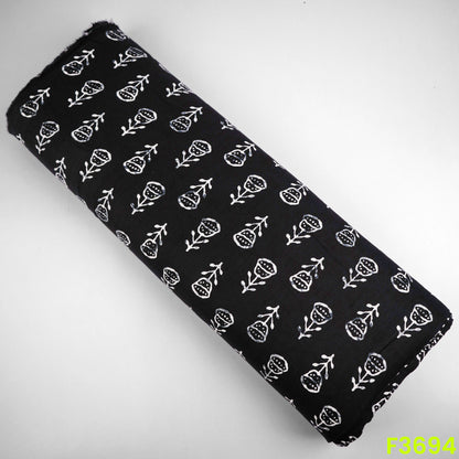 Digital Printed Rayon Cotton Fabric-F3694