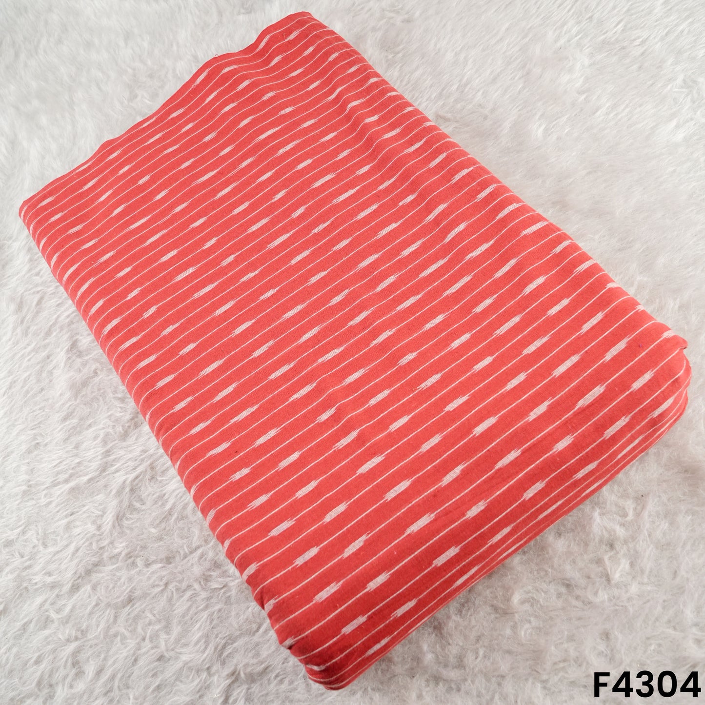 Ikkat Handloom Cotton Fabric- F4304