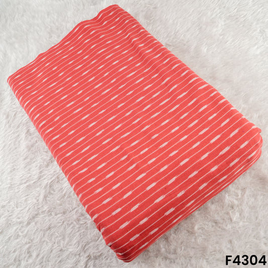 Ikkat Handloom Cotton Fabric- F4304