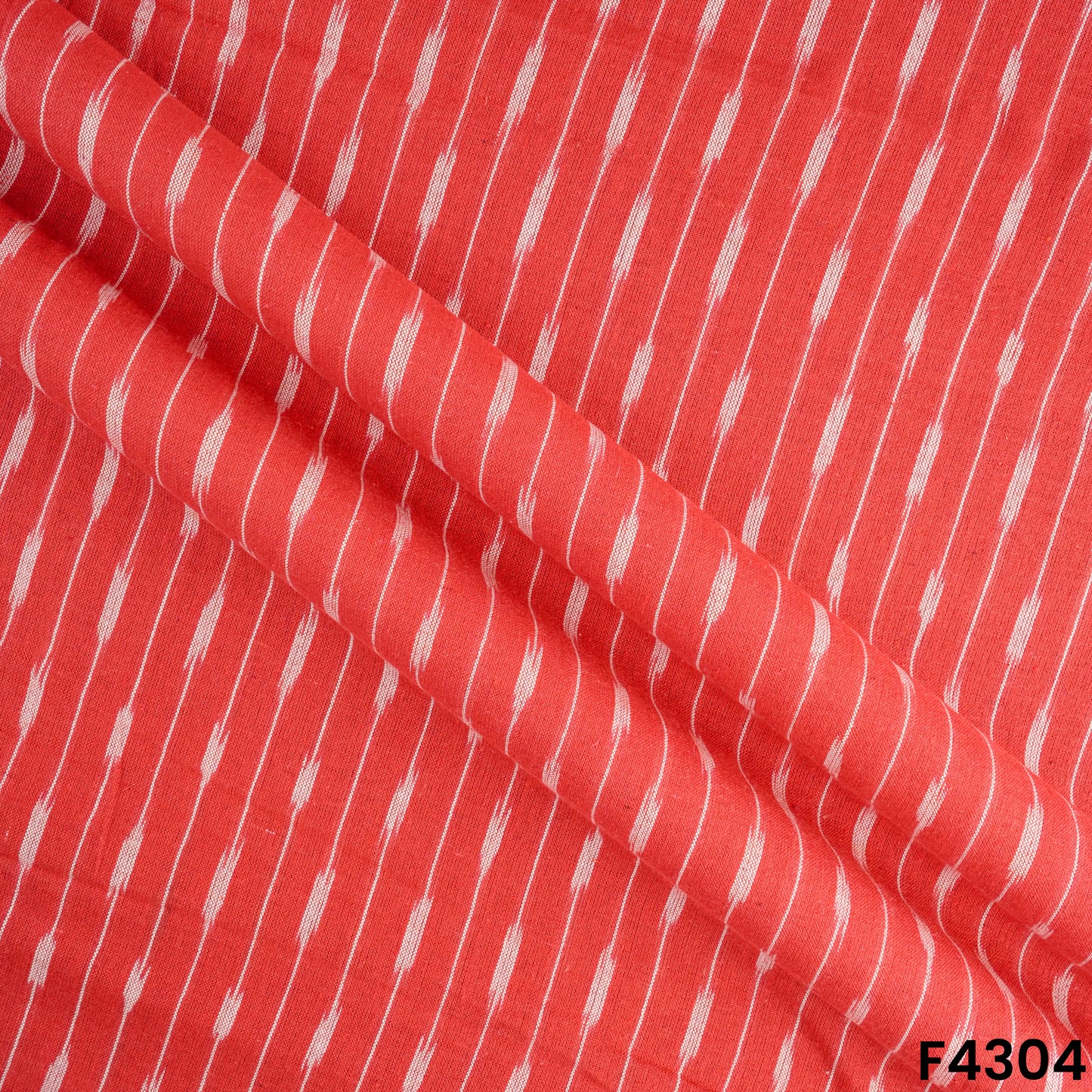 Ikkat Handloom Cotton Fabric- F4304