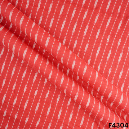 Ikkat Handloom Cotton Fabric- F4304