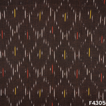 Ikkat Handloom Cotton Fabric- F4305