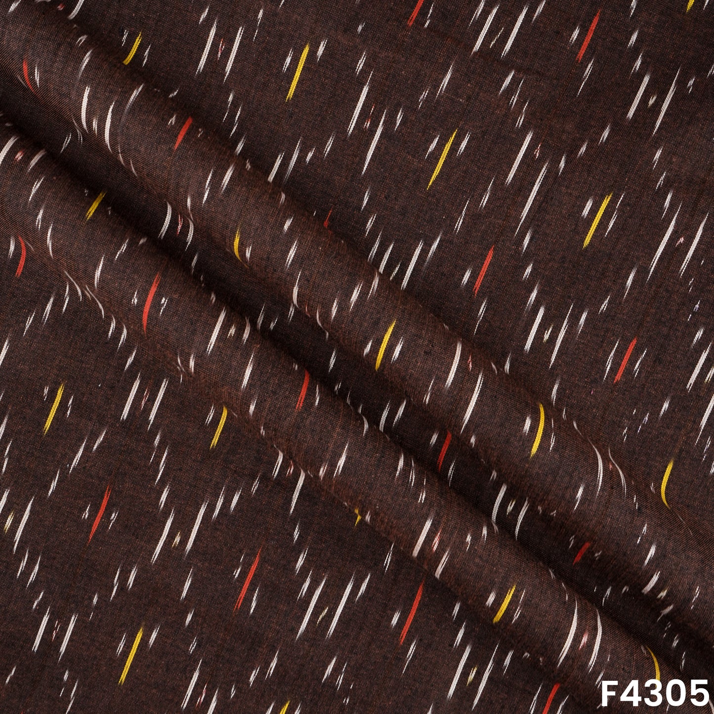Ikkat Handloom Cotton Fabric- F4305
