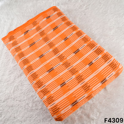 Ikkat  Handloom Cotton Fabric- F4309