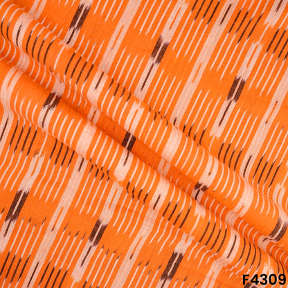 Ikkat  Handloom Cotton Fabric- F4309