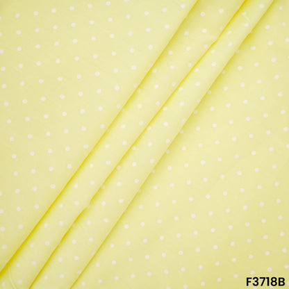 Polka Dot Print Cotton Fabric-F3718