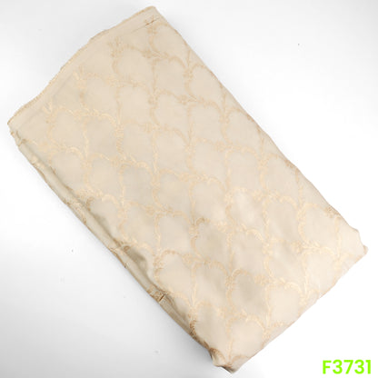 Dyeable Zari Work Shimmer Tissue Fabric-F3731