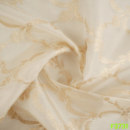 Dyeable Zari Work Shimmer Tissue Fabric-F3731