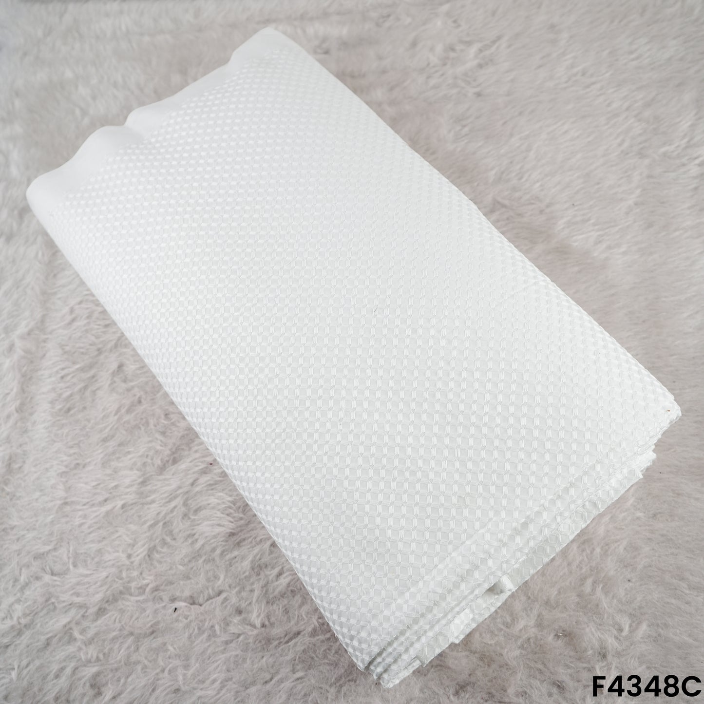 Chikankari Cotton Fabric-F4348