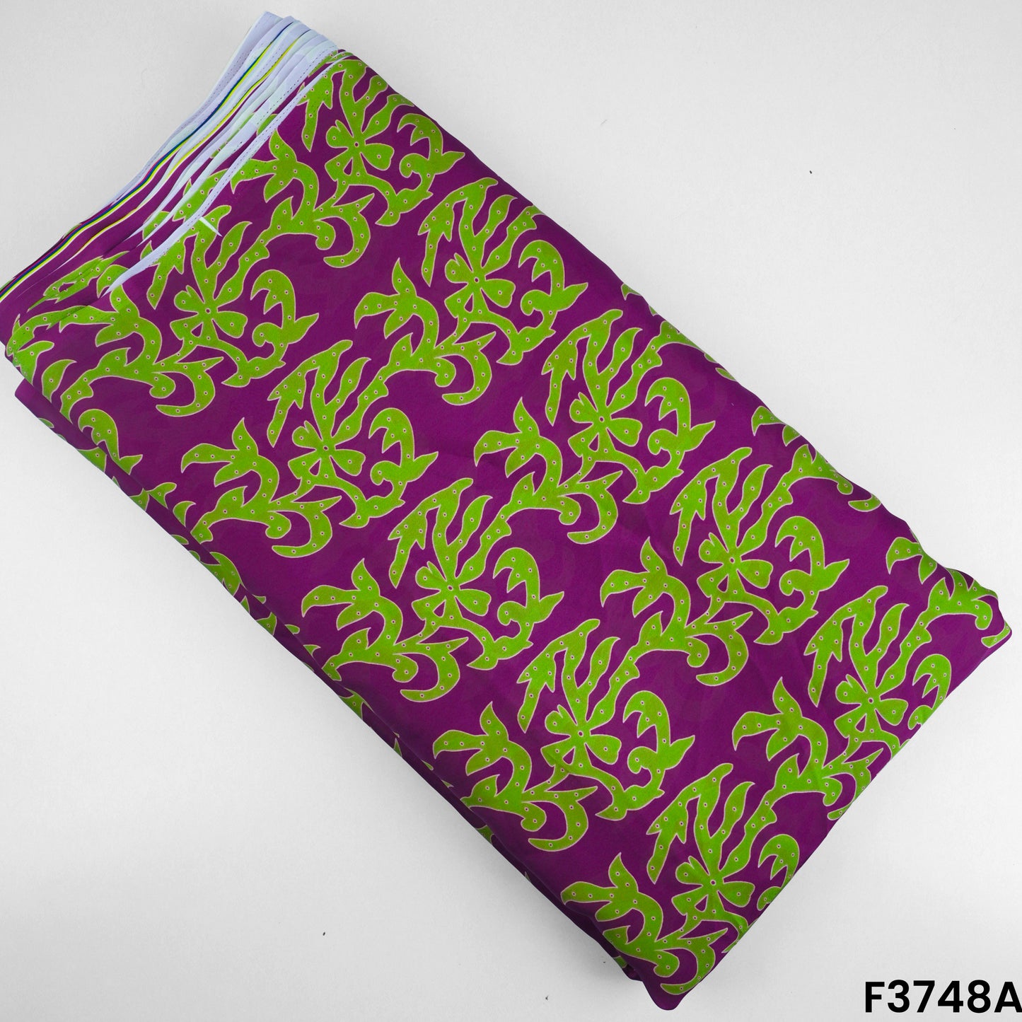 Digital Print Satin Crepe Fabric-F3748