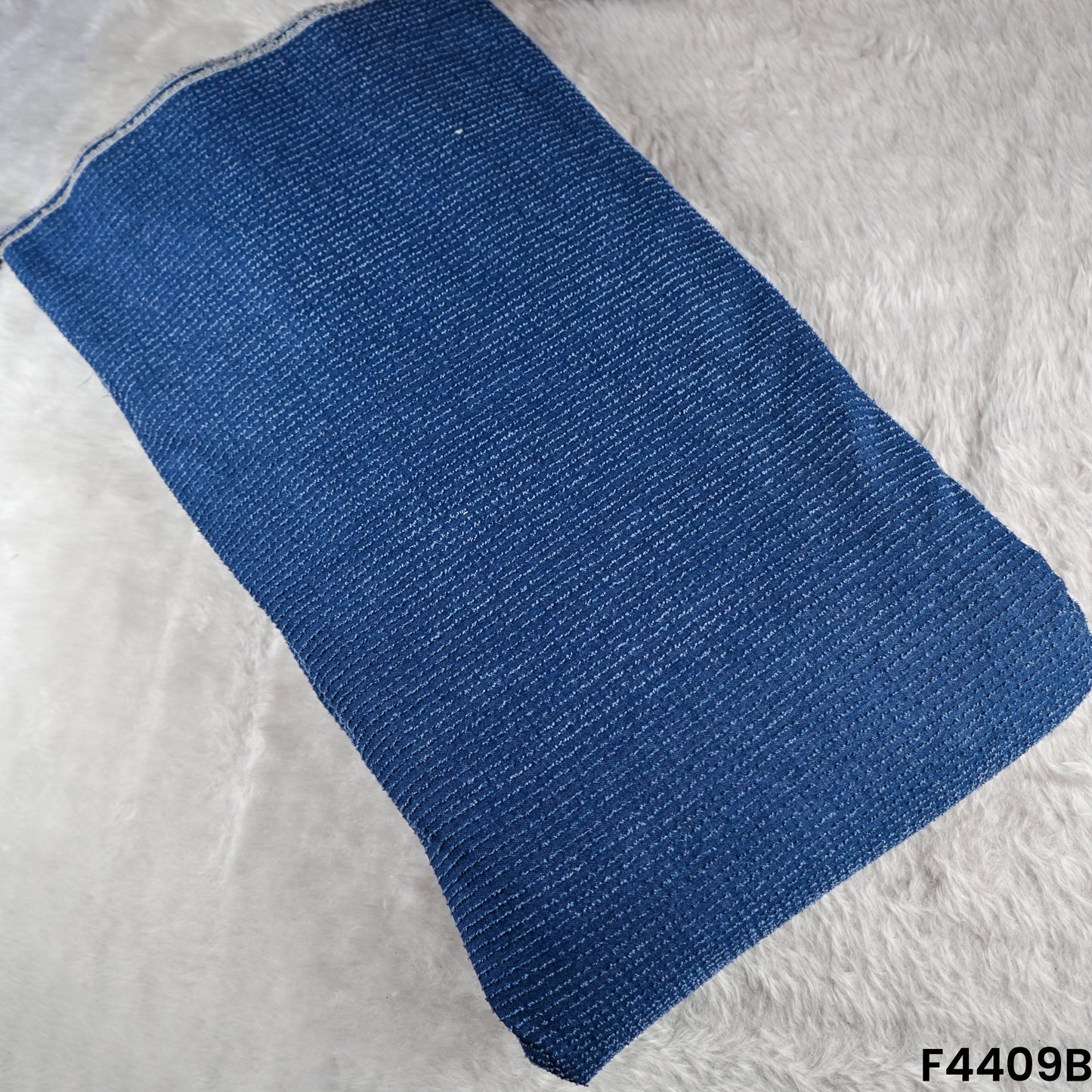 Self Stripe Denim Fabric-F4409