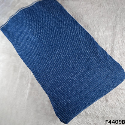 Self Stripe Denim Fabric-F4409