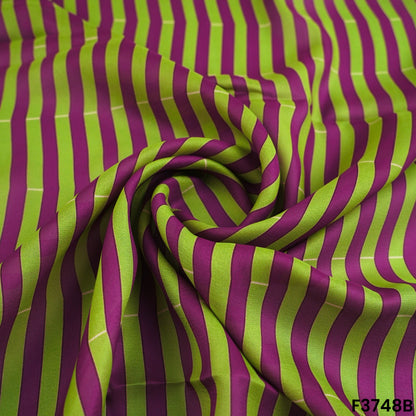 Digital Print Satin Crepe Fabric-F3748