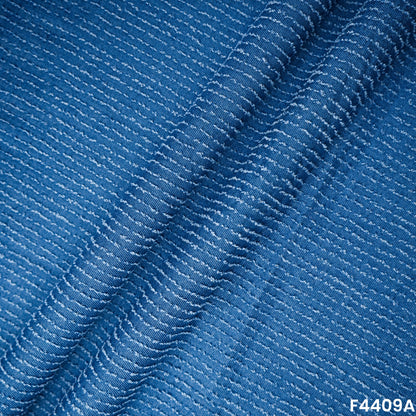 Self Stripe Denim Fabric-F4409