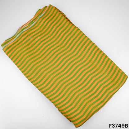 Digital Print Satin Crepe Fabric-F3749