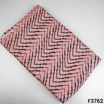 Digital Print Satin Crepe Fabric-F3762