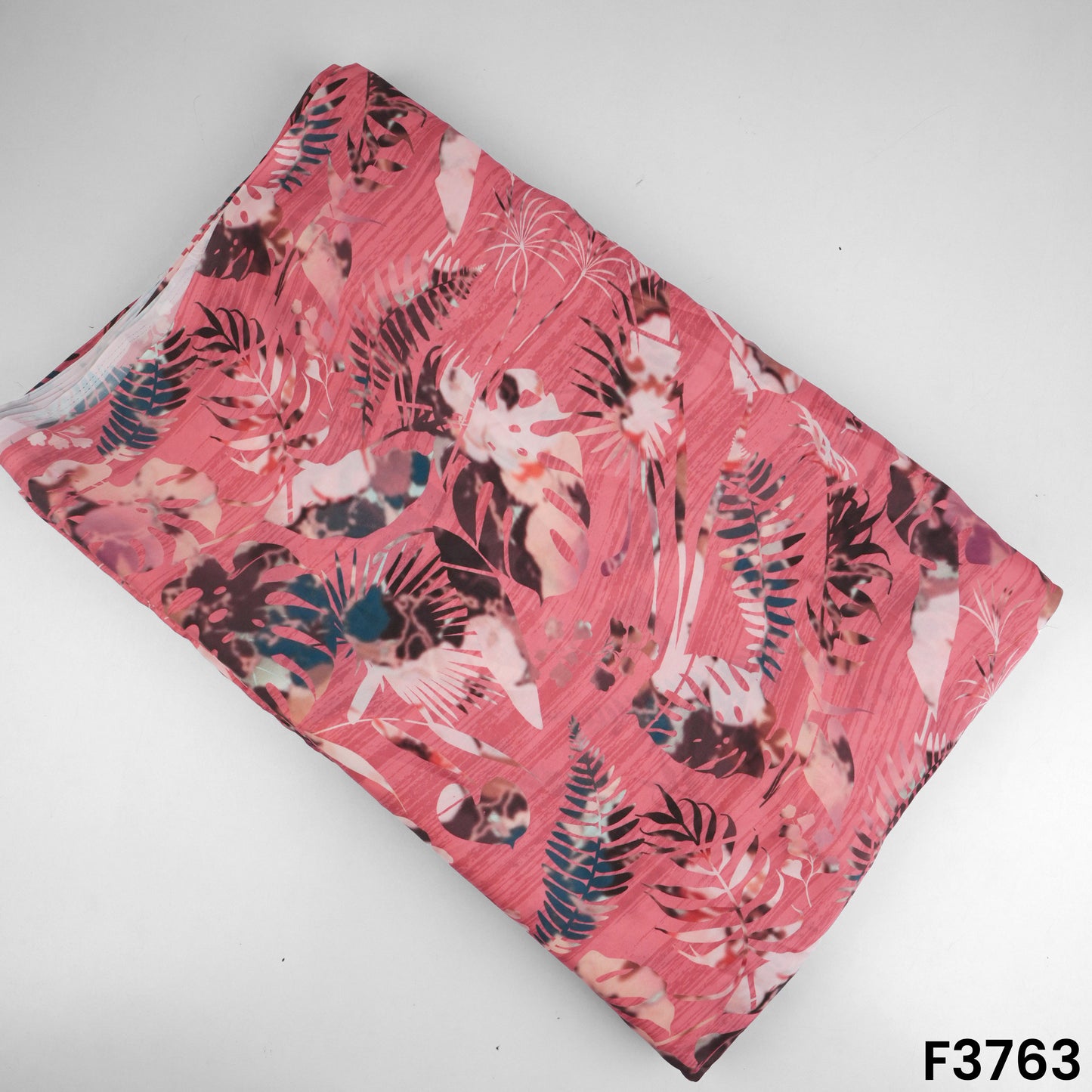 Digital Print Satin Crepe Fabric-F3763
