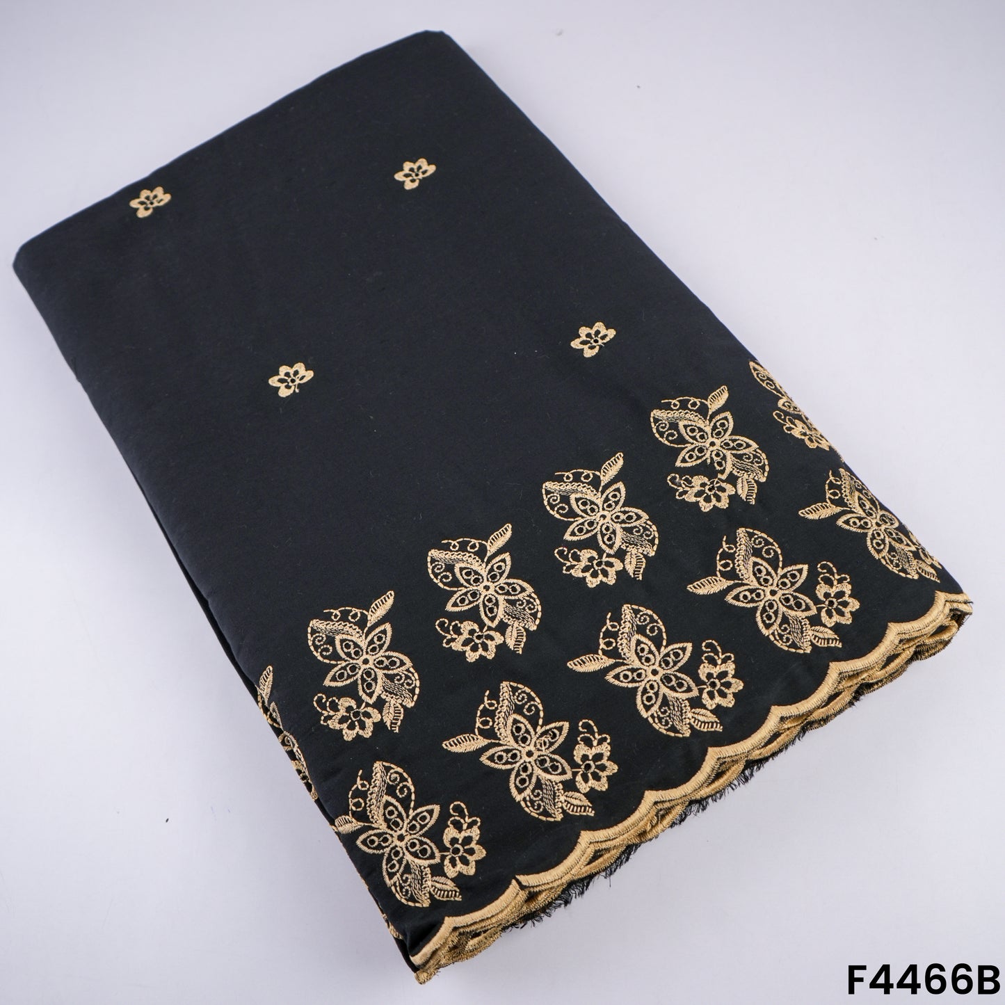 Thread Work Hakoba Cambric Cotton fabric-F4466