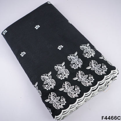 Thread Work Hakoba Cambric Cotton fabric-F4466