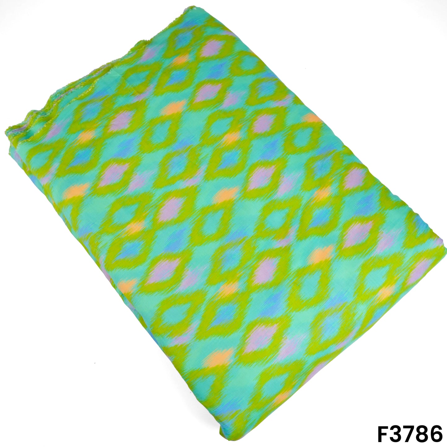 Patola Print Muslin Cotton Fabric- F3786