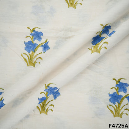 Printed Linen Cotton Fabric- F4725