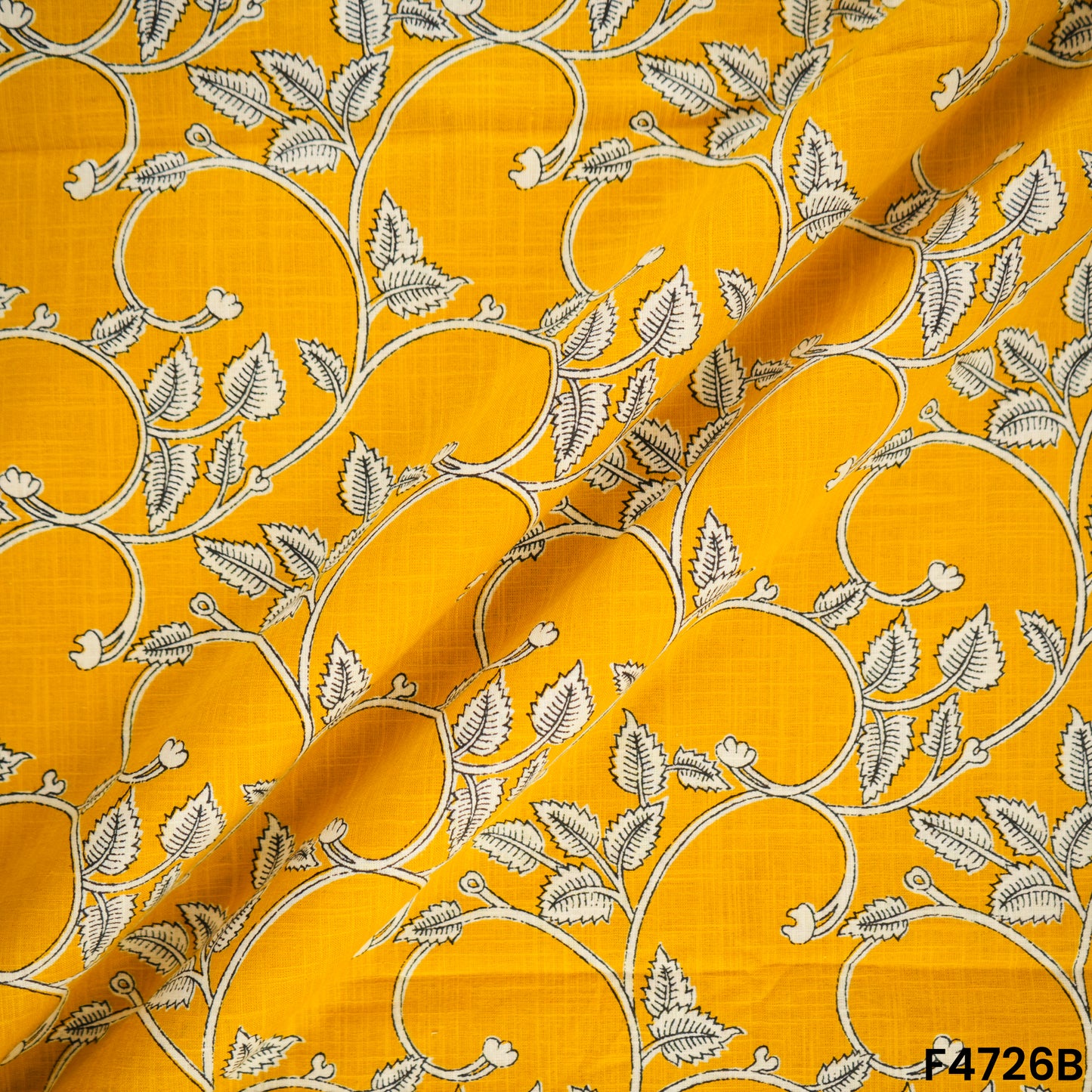 Printed Cotton Slub Fabric- F4726