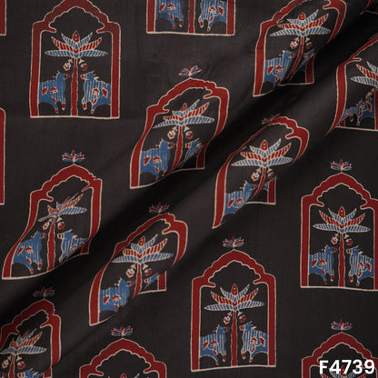 Printed Cambric Cotton Fabric- F4739