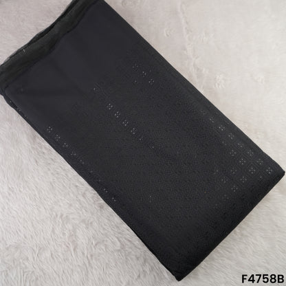 Thread Sequins Embroidered Modal Silk Fabric- F4758