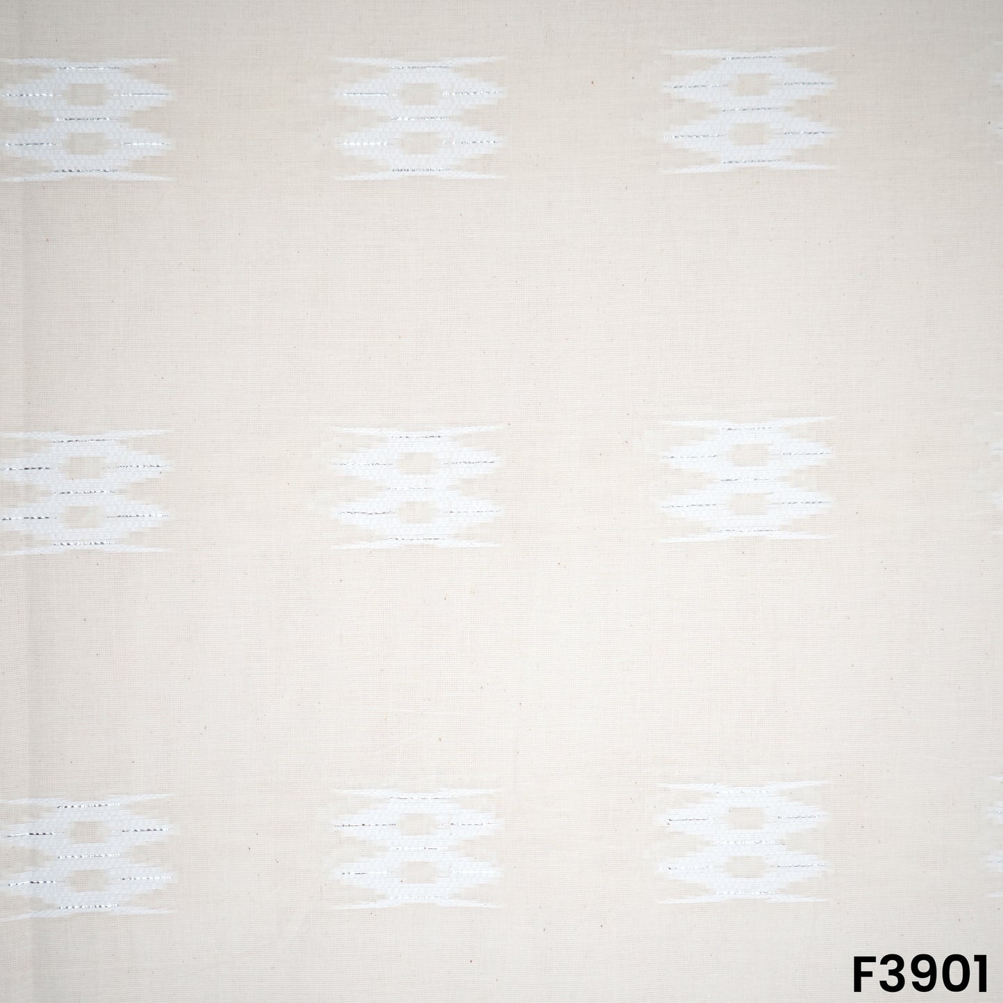 Self Jacquard Kora Cotton Fabric- F3901